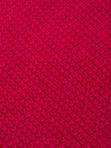 styleBREAKER Shawl 'Strick Dreiecktuch Einfarbig' in Pink