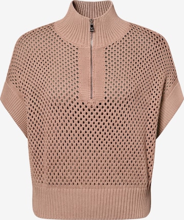 Lilysilk Klederdracht shirt in Bruin: voorkant