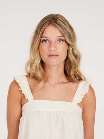 PROTEST Top 'PRTJINTE' in White