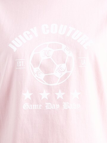 Juicy Couture T-shirt 'THE ARCHED FOOTBALL' i rosa