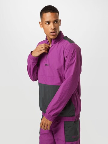 OAKLEY Athletic Jacket in Purple: front