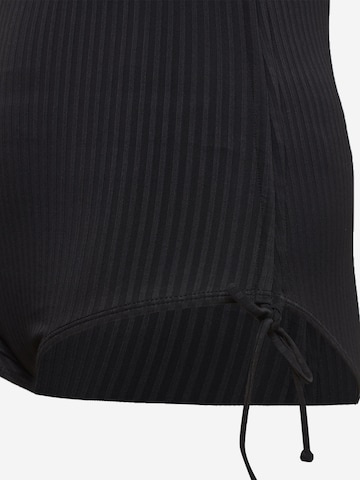 Cotton On Curve Shirt Bodysuit in Black