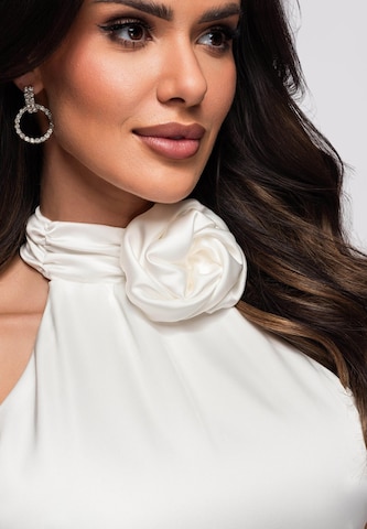 Ombre Evening dress in White