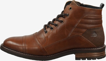 BULLBOXER Lace-Up Boots in Brown