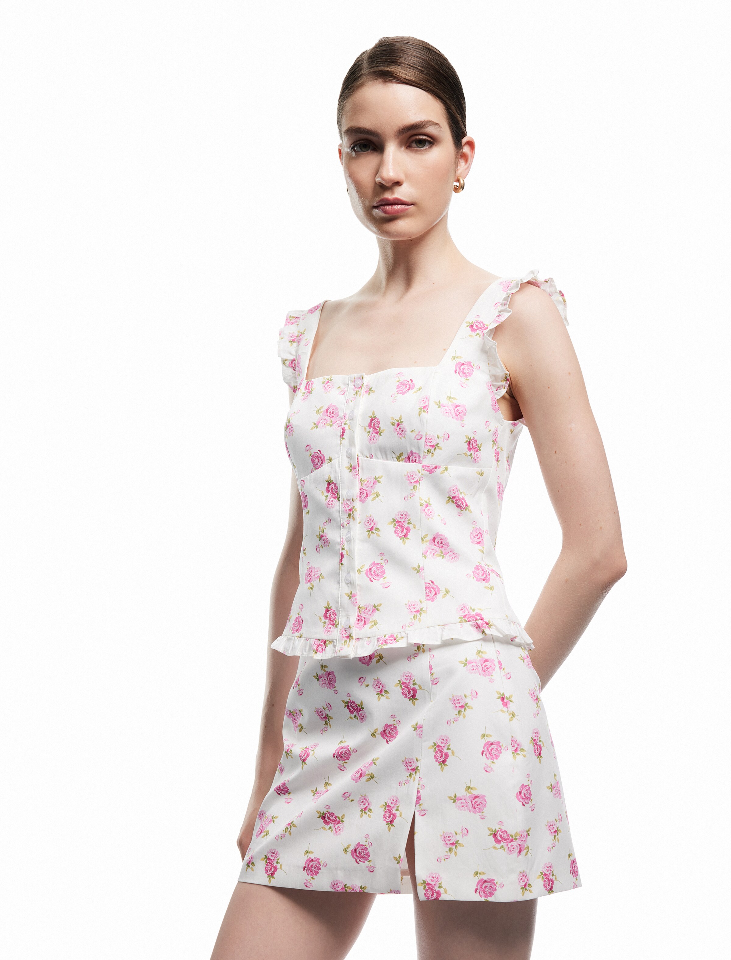 Koton Rok in Wit: voorkant