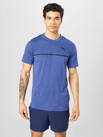 PUMA Functioneel shirt in Blauw: voorkant