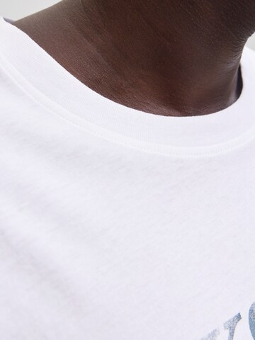 JACK & JONES Bluser & t-shirts 'JJDEVIN DAYTONA' i hvid