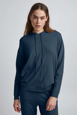 PULZ Jeans Kapuzenpullover 'PZSARA' in Blau: predná strana