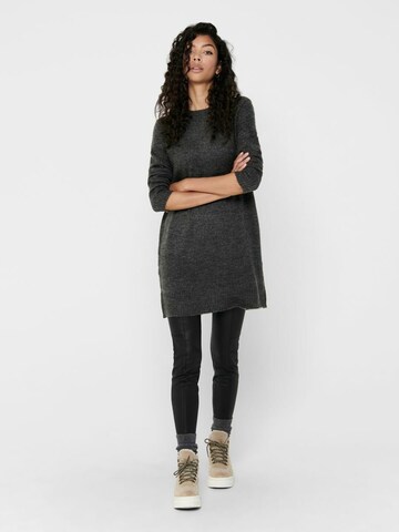 JDY Knitted dress 'Crea' in Grey