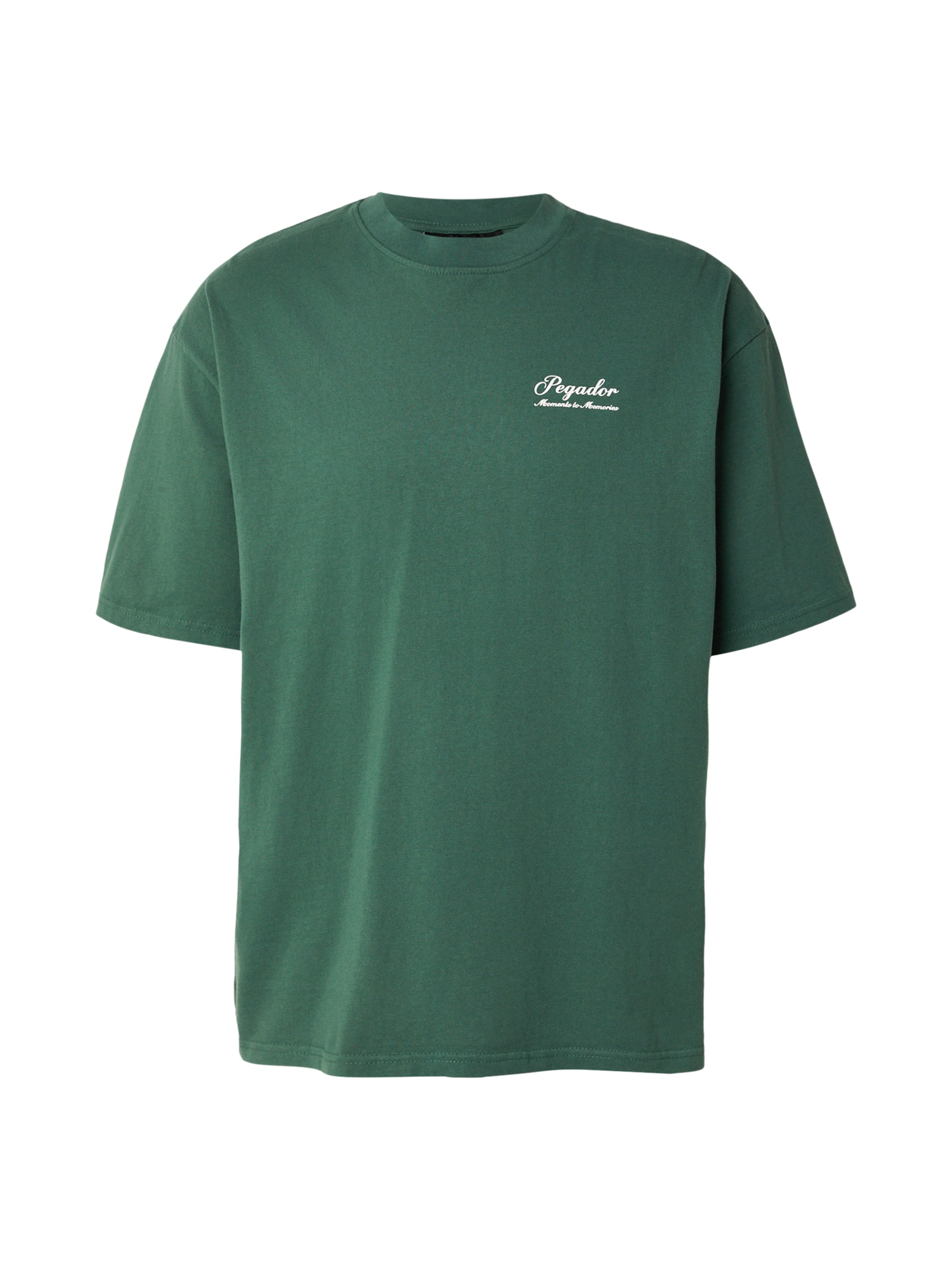 Tricou 'Morcote' Pegador pe verde stuf / alb, Vizualizare produs
