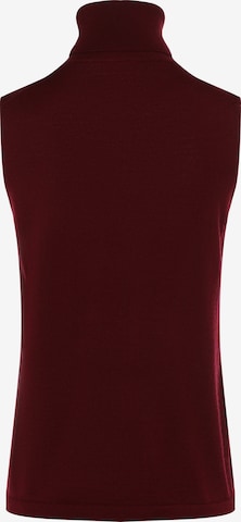 Brookshire Gebreid vest ' ' in Rood: voorkant