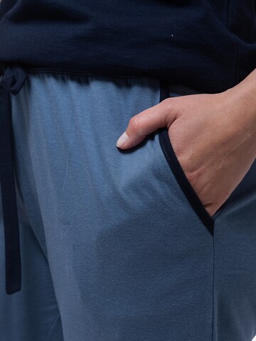 Ammann Pyjama 'Night & Home'‌‌‌‌‌‌ in Blau