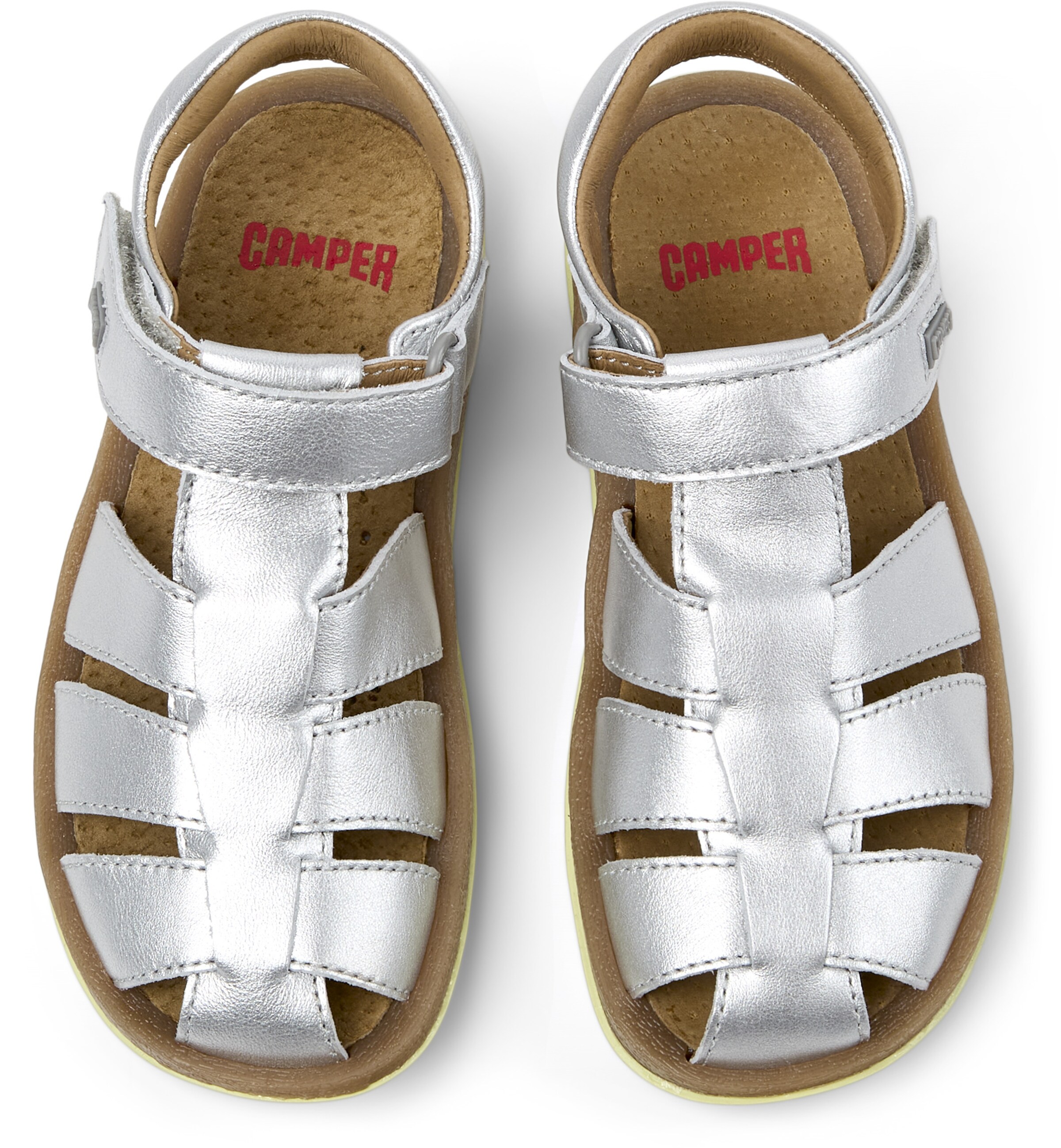 Chaussures ouvertes 'Bicho' CAMPER en argent