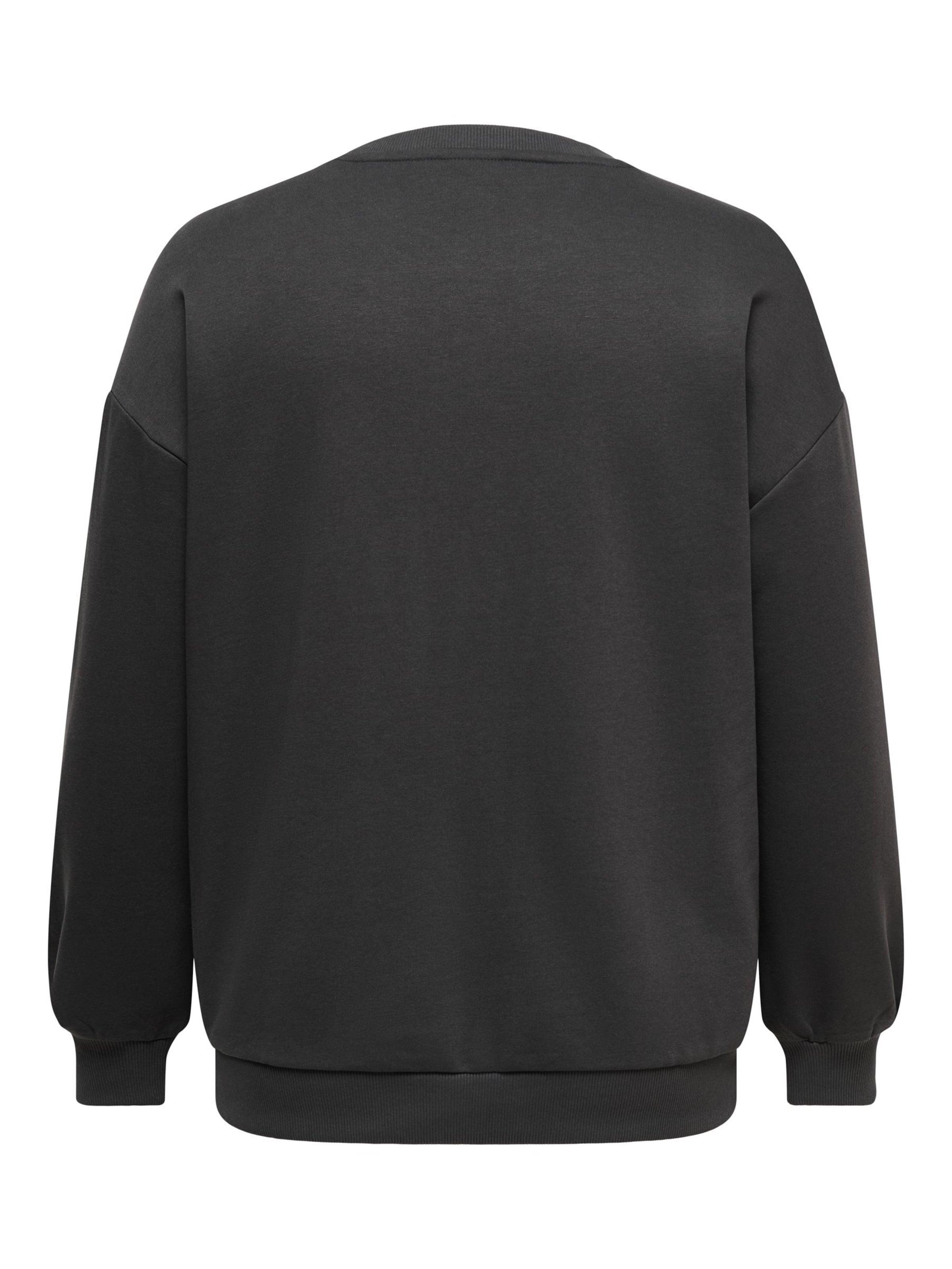 ONLY Carmakoma Sweatshirt 'CARTAMMIE' in Grijs