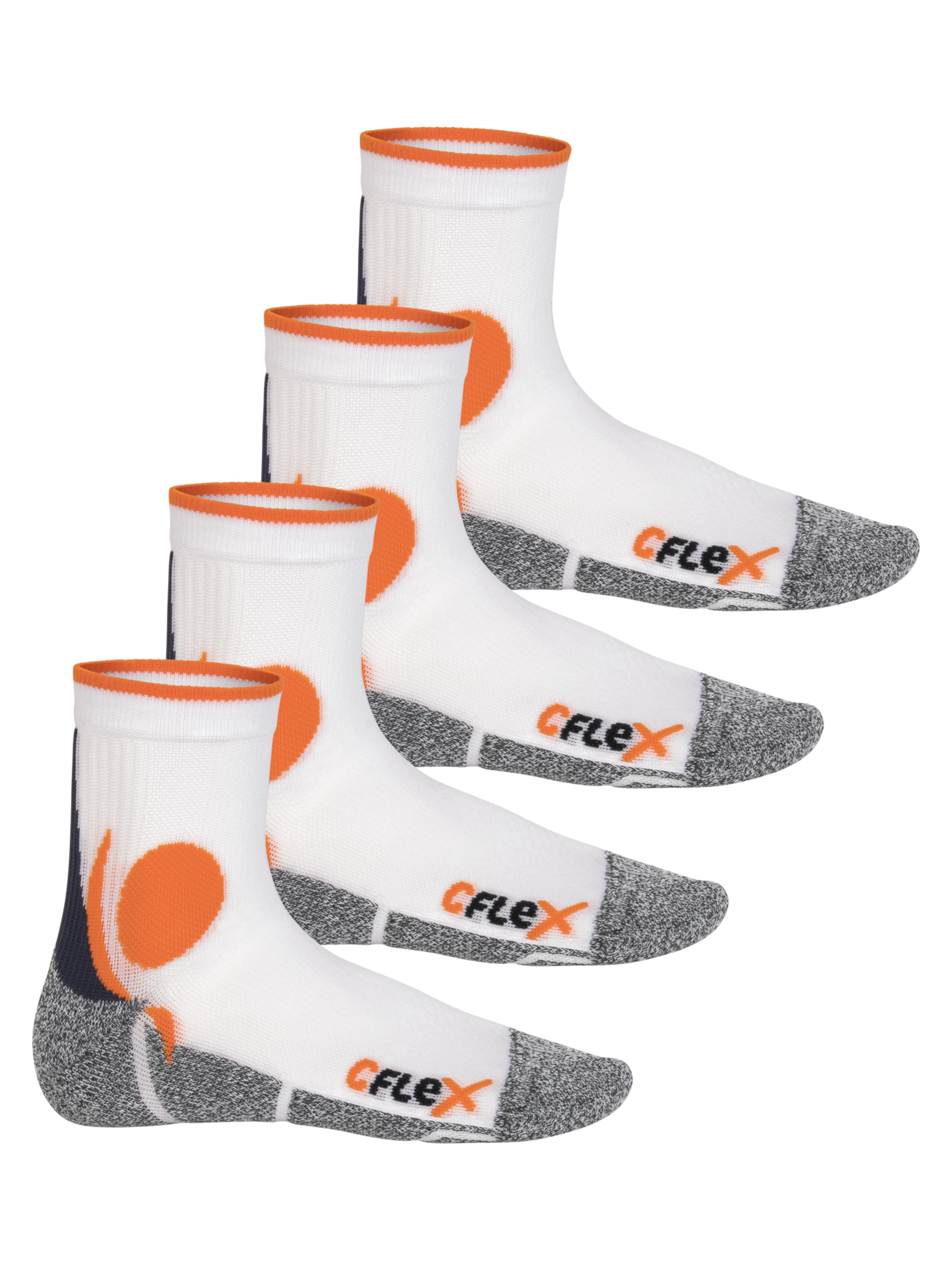cflex Sportsocken‌ in Orange: Vorderseite