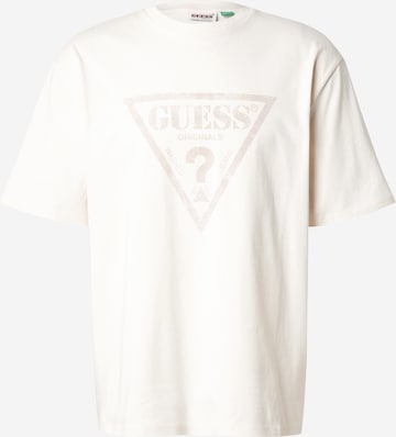 GUESS Originals - Camisa em bege: frente