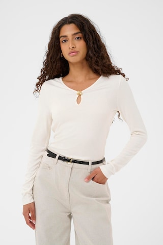 SOAKED IN LUXURY Pullover 'SLNaida' i beige: forside