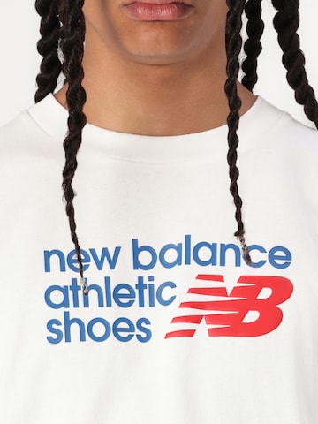 new balance T-shirt i beige
