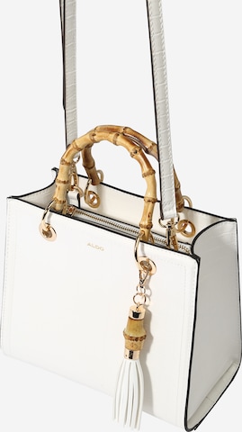 ALDO Handbag 'BAMBOETOTE' in White: front