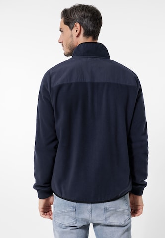 Street One MEN Fleecejacke in Blau