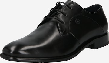 bugatti - Zapatos con cordón 'Mansueto Flex' en negro: frente