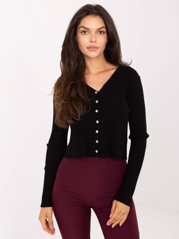 Madnezz House Sticktop 'R1639.27' in Schwarz: Vorderseite