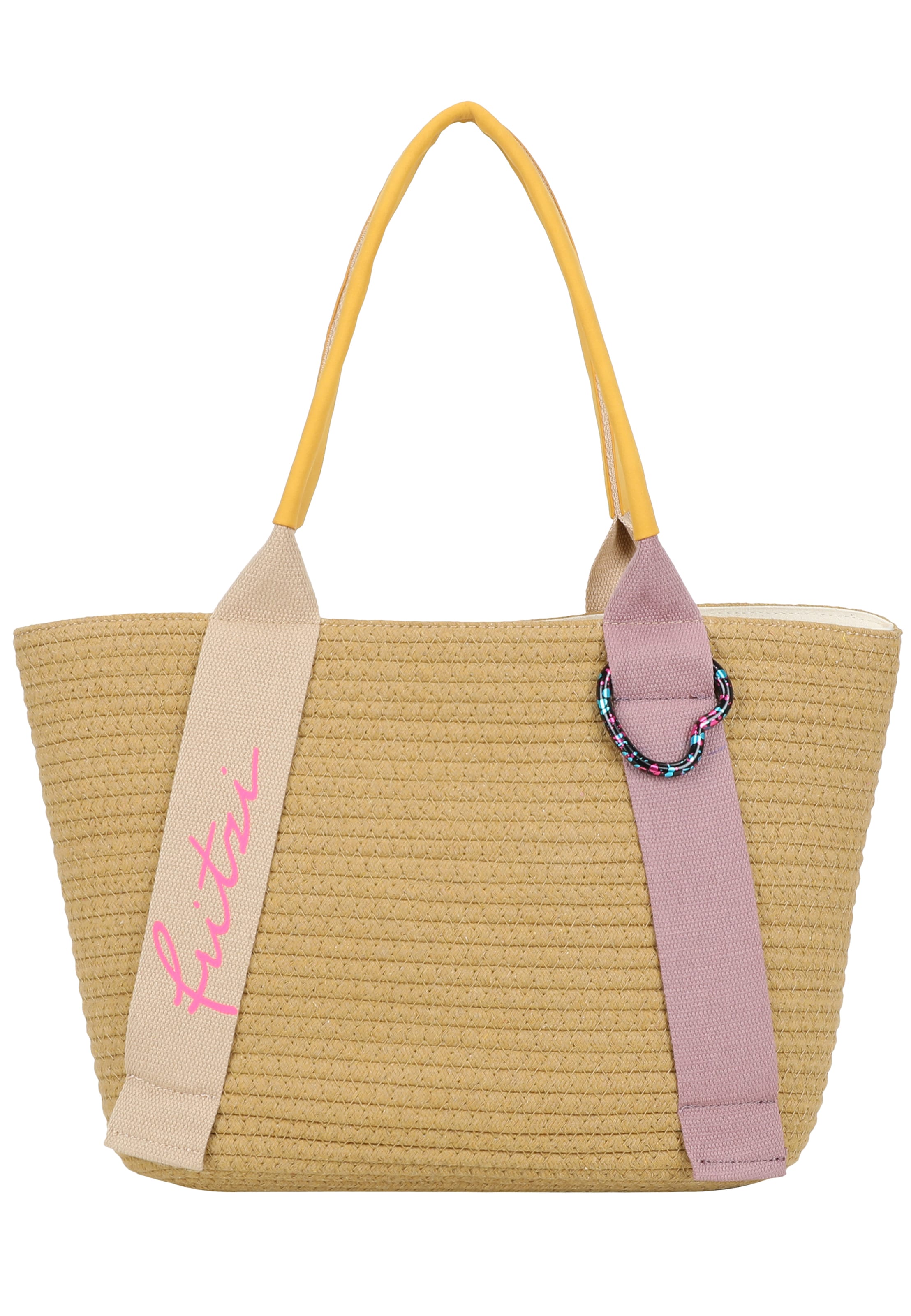 Fritzi aus Preußen Shopper 'Happy Summer' in Beige: voorkant