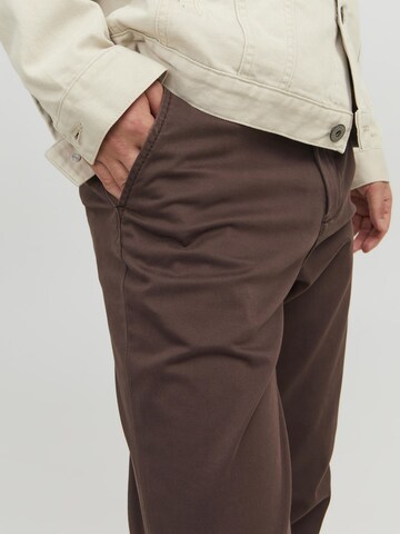 JACK & JONES - Slimfit Pantalón chino 'Marco Bowie' en marrón