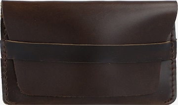 Buckle & Seam Etui 'Lima' in Bruin: voorkant