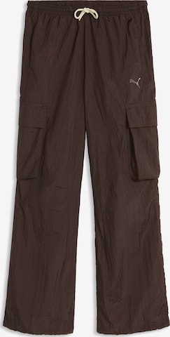 PUMA Regular Sportbroek in Bruin: voorkant