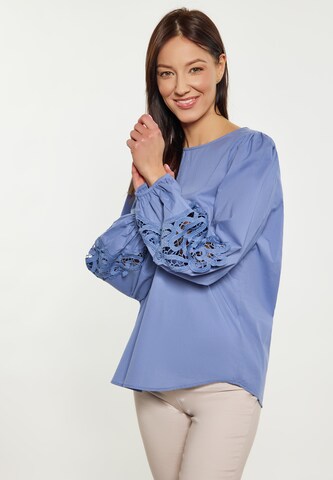 Usha Bluse in Blau