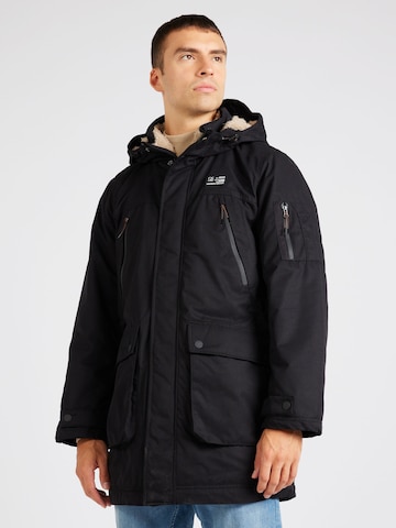 QS Winter Parka in Black: front