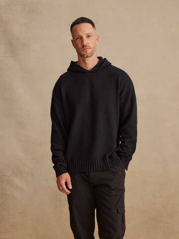 Pull-over 'Erwin' DAN FOX APPAREL en noir : devant