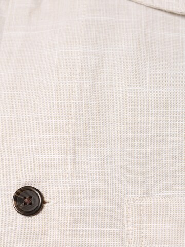 SELECTED HOMME Regular fit Button Up Shirt 'Luka' in Beige