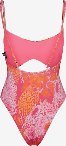 VERO MODA Bralette Swimsuit 'OLIVIA' in Pink