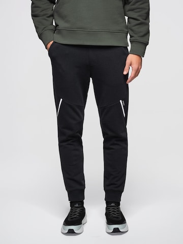 Ombre Sporthose in Schwarz: Vorderseite