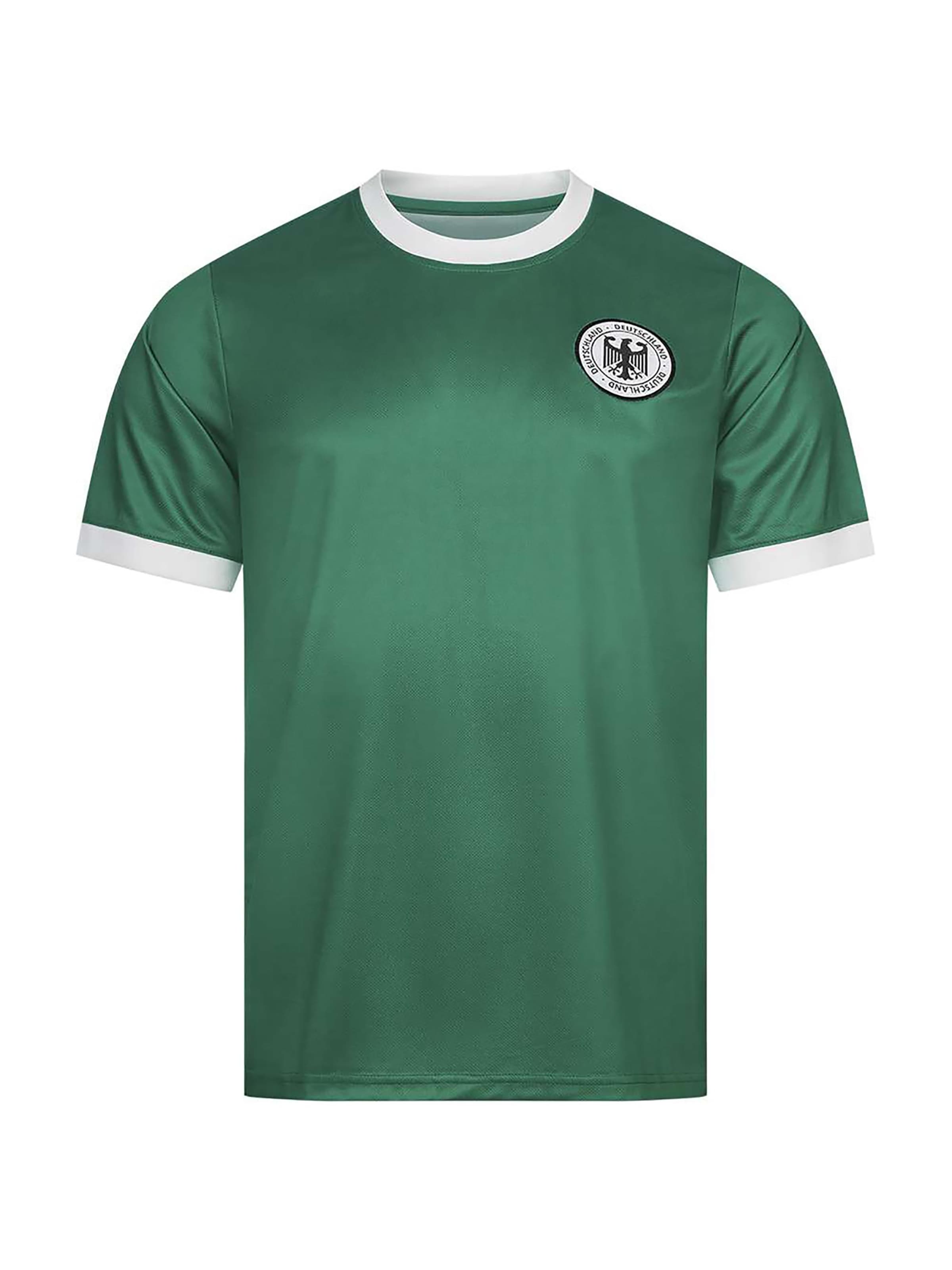 JELEX Jersey 'Retro History Deutschland Auswärtstrikot' in Green: front