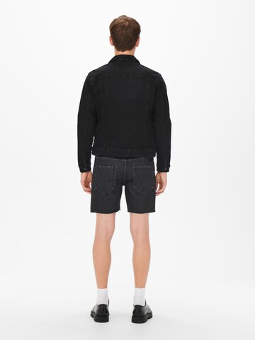 Only & Sons Loosefit Shorts 'Avi' in Schwarz