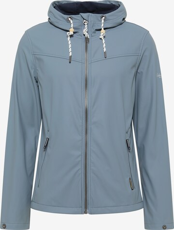 Schmuddelwedda Between-Season Jacket 'Grassland' in Blue: front