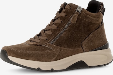 Gabor Rollingsoft Sneakers in Brown: front
