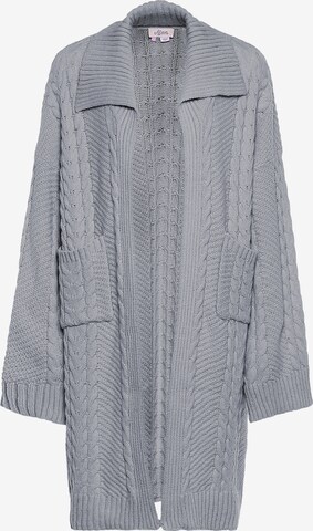 aleva Knit Cardigan in Grey: front