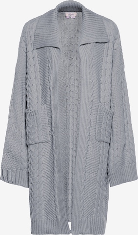 aleva Knit Cardigan in Grey: front