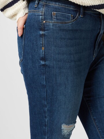 River Island Plus Slimfit Jeans 'MOLLY' i blå