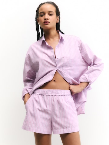 Pull&Bear Normální Kalhoty – pink: přední strana