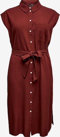 Vero Moda Curve - Vestido camisero 'VMCMymilo' en rojo: frente