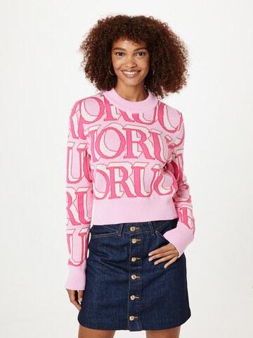 Fiorucci - Pullover em rosa: frente