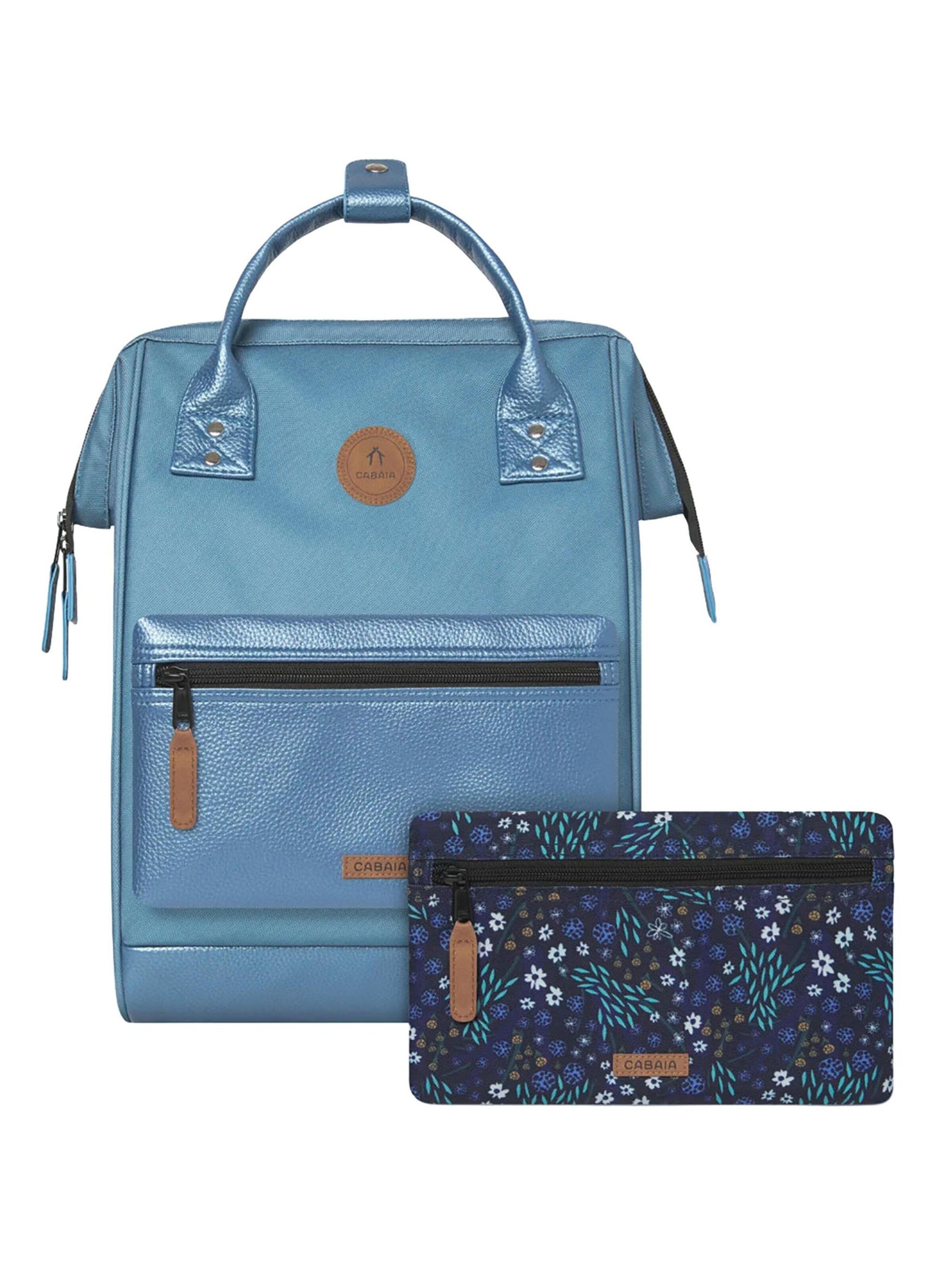 Cabaia Backpack 'Bourgas M' in Blue: front