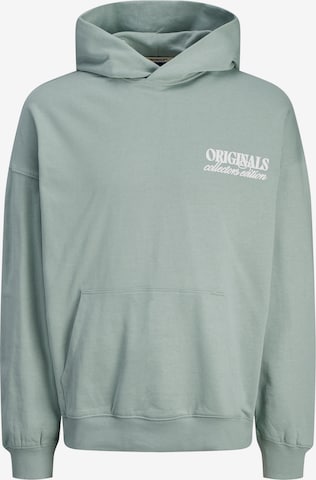 JACK & JONES Sweatshirt 'MYKONOS' i grön: framsida