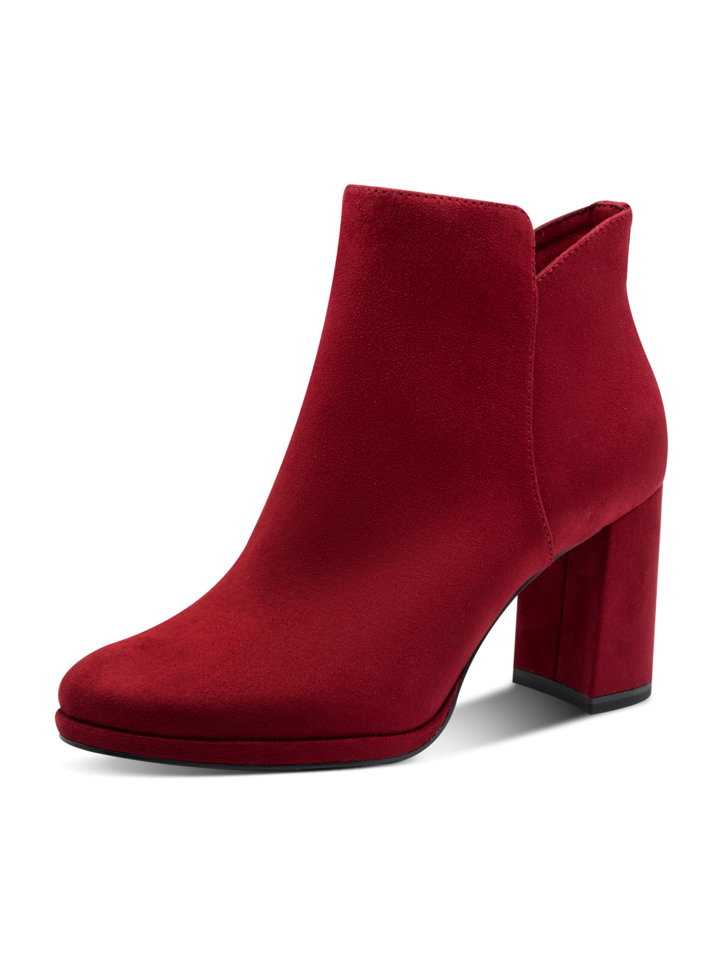 Tamaris Ankle Boots in Red: front
