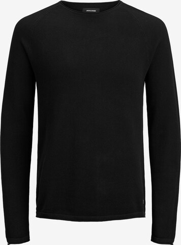 JACK & JONES Pulóver 'Hill' - fekete: elől